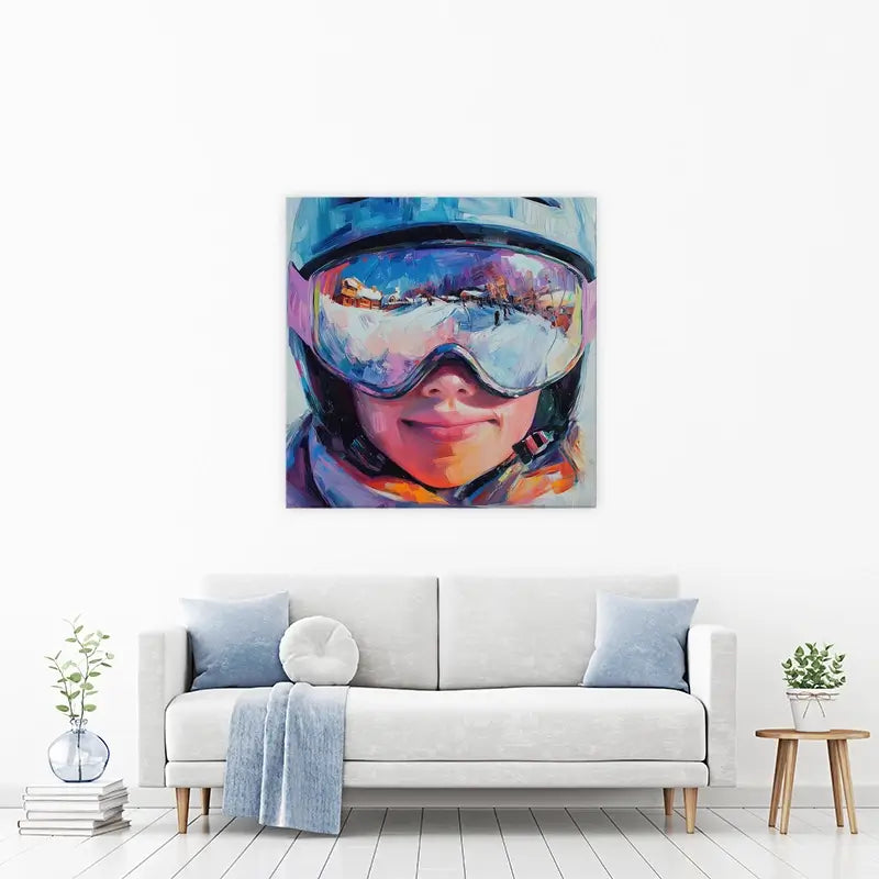 Ski Mask View Canvas Print