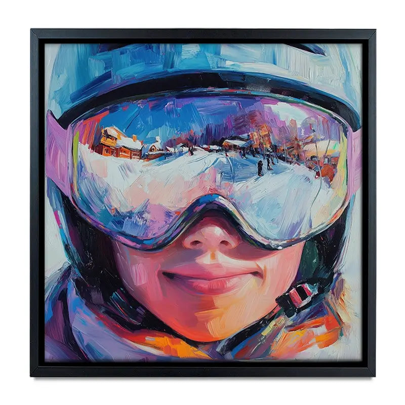 Ski Mask View Canvas Print