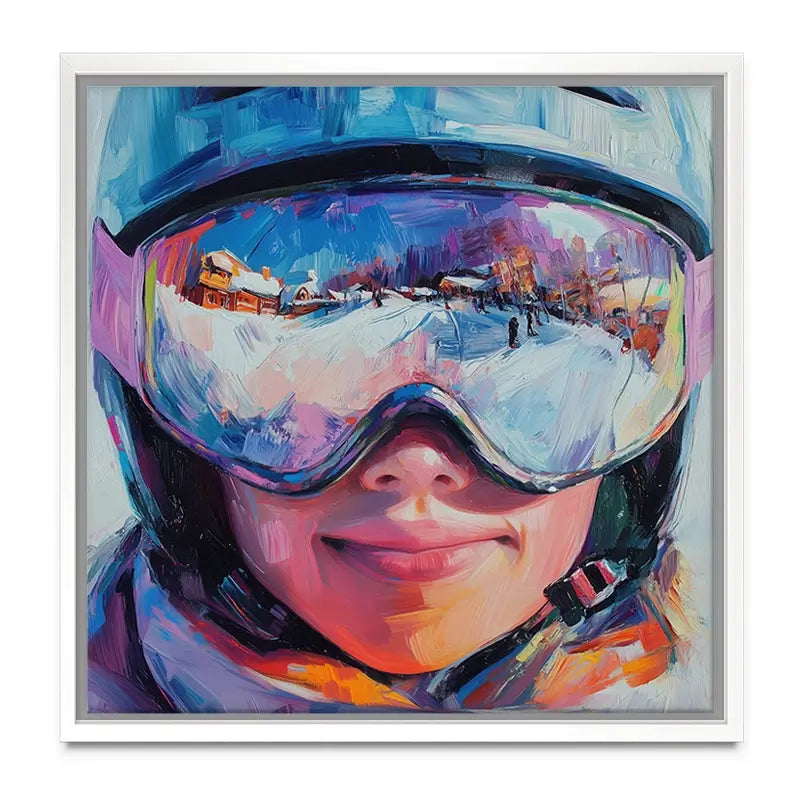 Ski Mask View Canvas Print