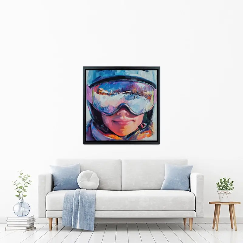 Ski Mask View Canvas Print