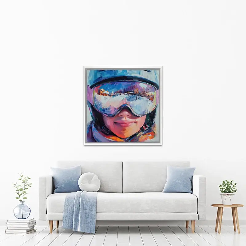 Ski Mask View Canvas Print