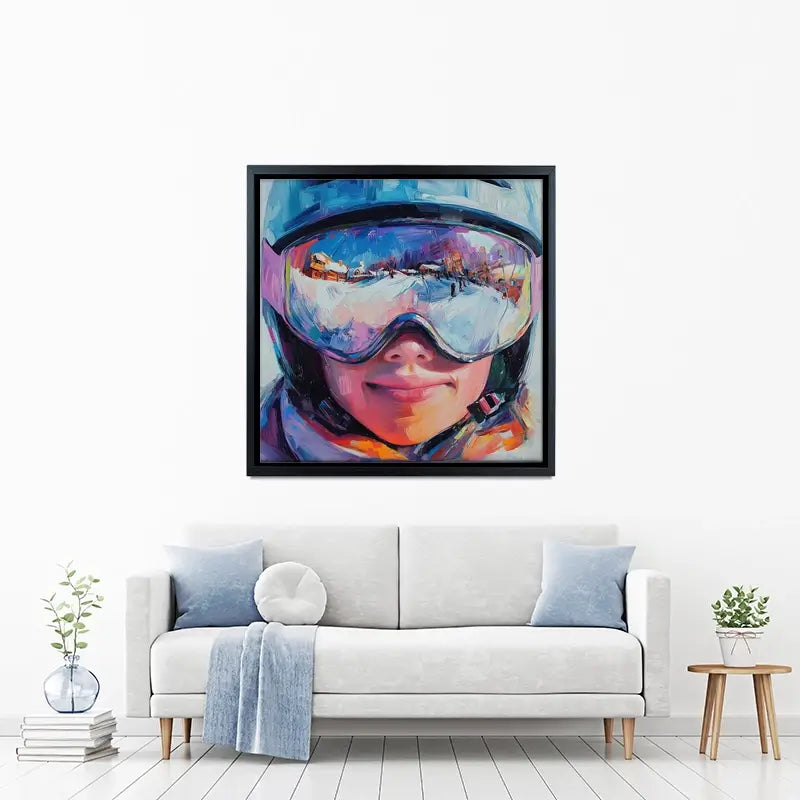 Ski Mask View Canvas Print