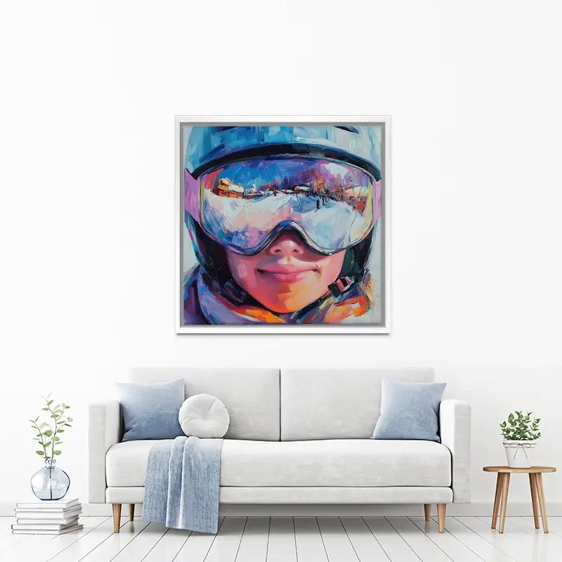 Ski Mask View Canvas Print