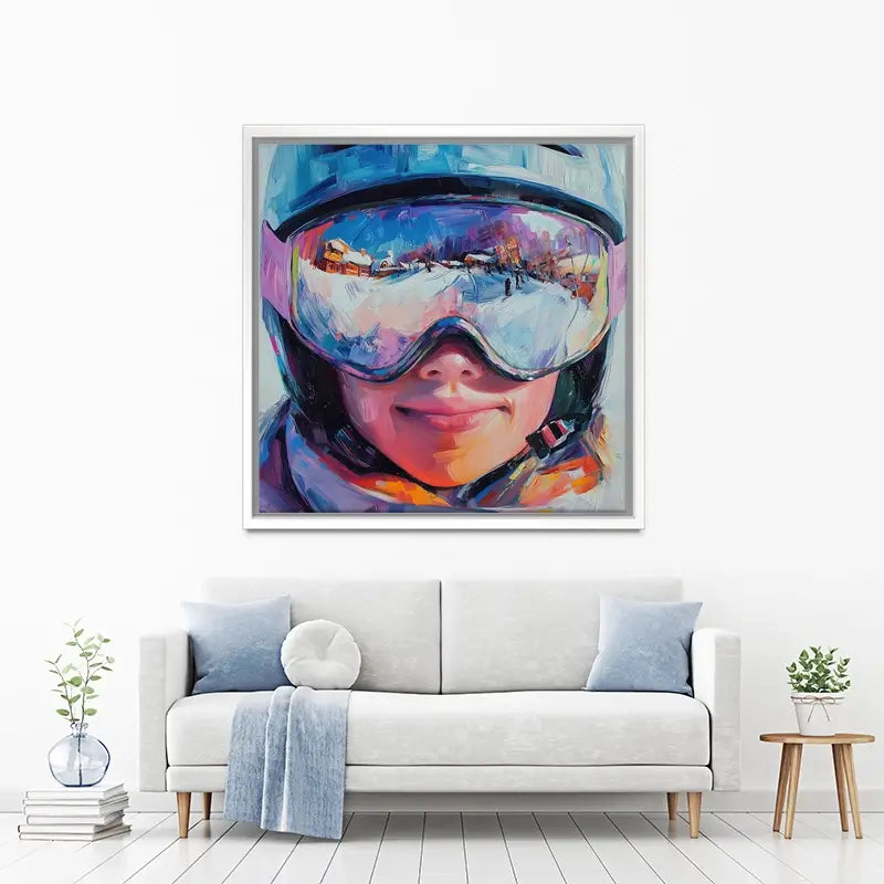 Ski Mask View Canvas Print