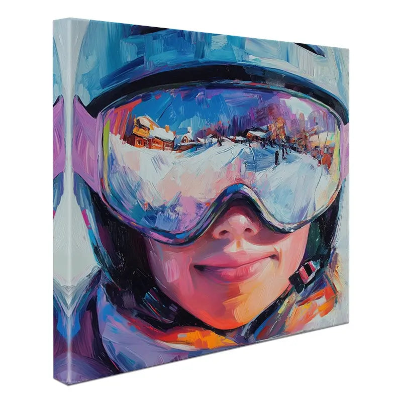 Ski Mask View Canvas Print