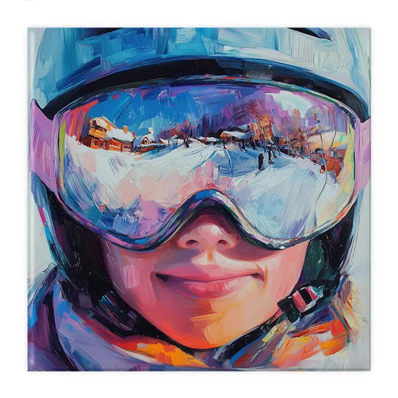 Ski Mask View Canvas Print