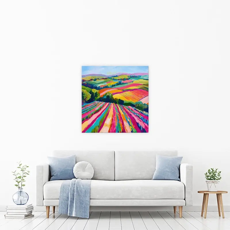 Colourful Hills Canvas Print