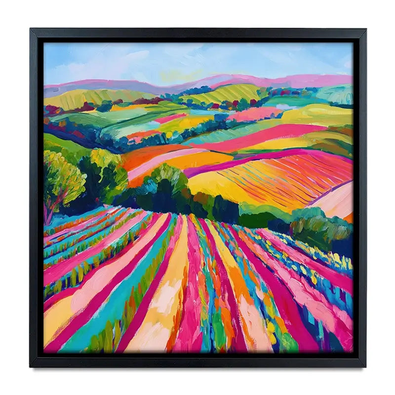 Colourful Hills Canvas Print