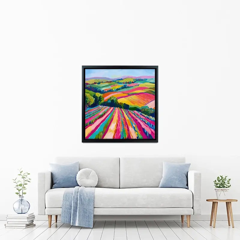 Colourful Hills Canvas Print