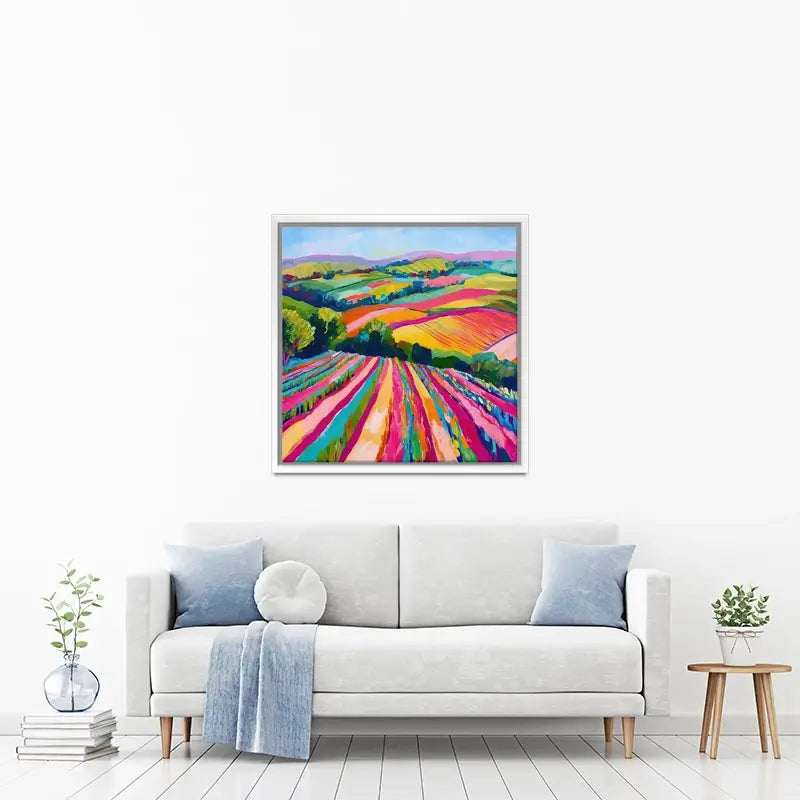 Colourful Hills Canvas Print