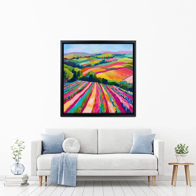 Colourful Hills Canvas Print