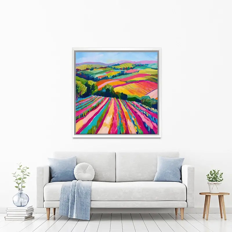 Colourful Hills Canvas Print