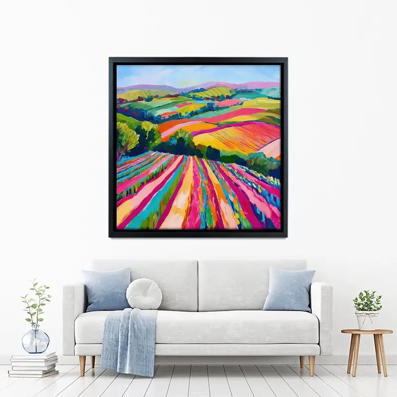 Colourful Hills Canvas Print