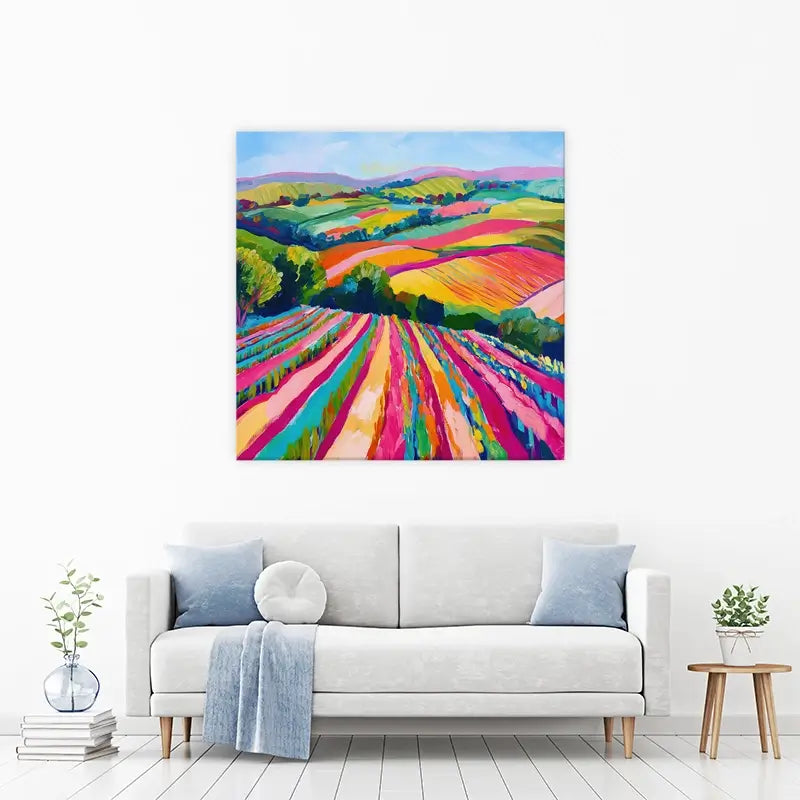 Colourful Hills Canvas Print