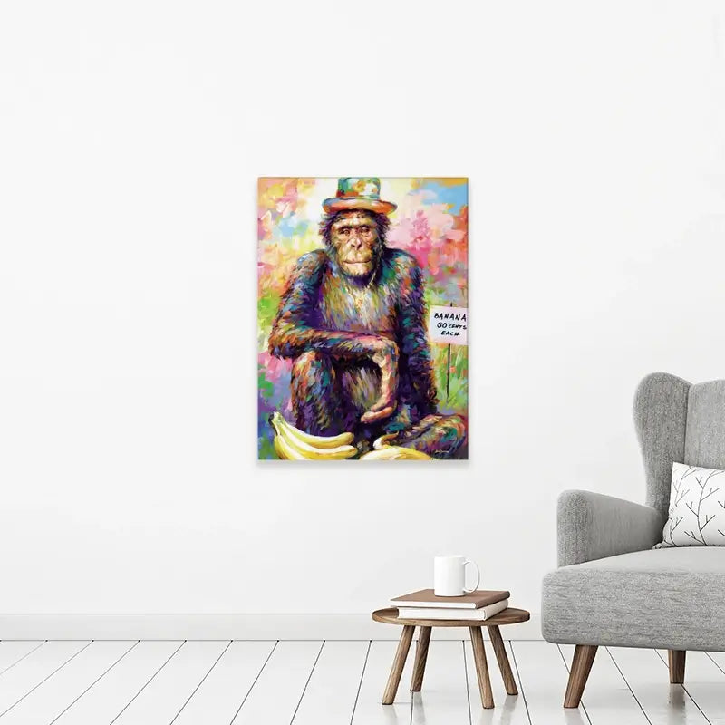 Banana King Canvas Print