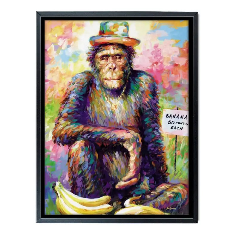 Banana King Canvas Print