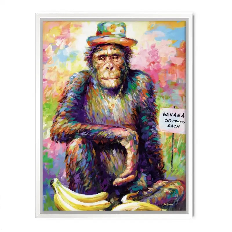 Banana King Canvas Print