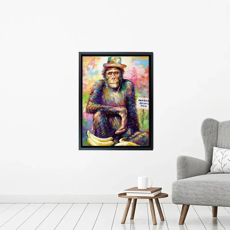 Banana King Canvas Print