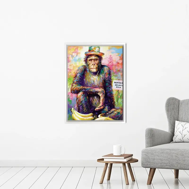 Banana King Canvas Print