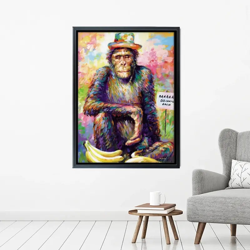 Banana King Canvas Print