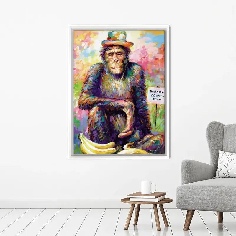 Banana King Canvas Print