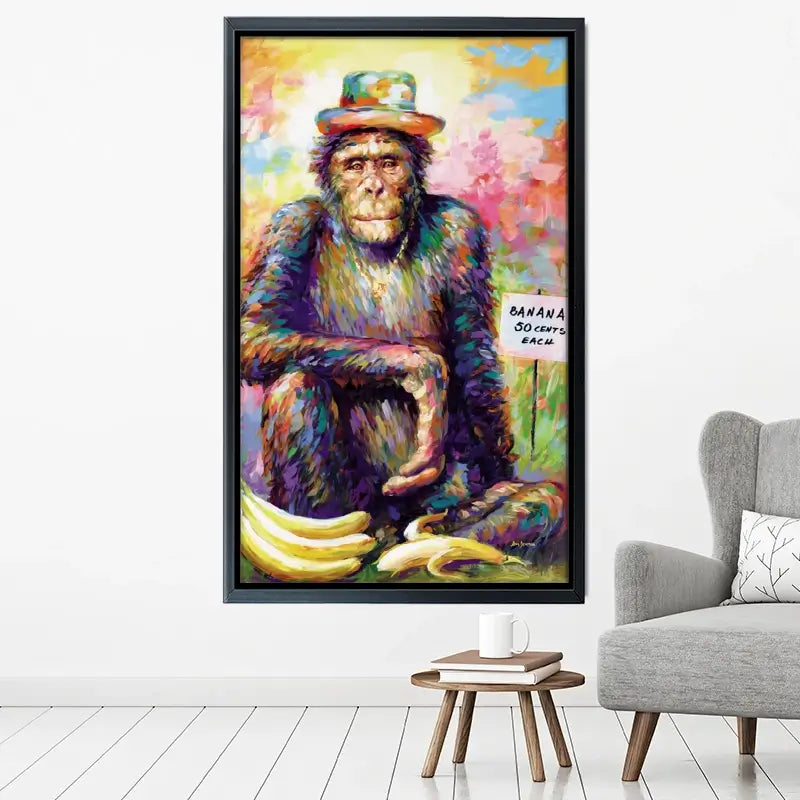 Banana King Canvas Print