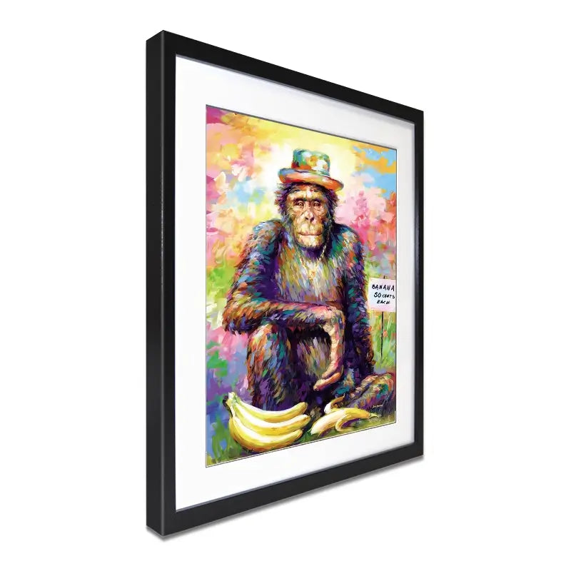 Banana King Framed Art Print