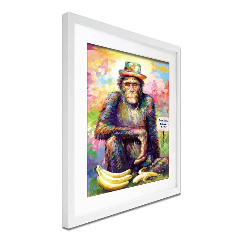 Banana King Framed Art Print