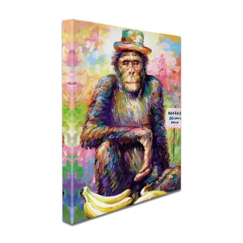 Banana King Canvas Print