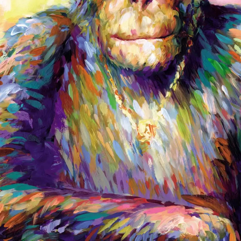 Banana King Art Print