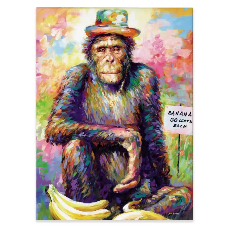 Banana King Canvas Print