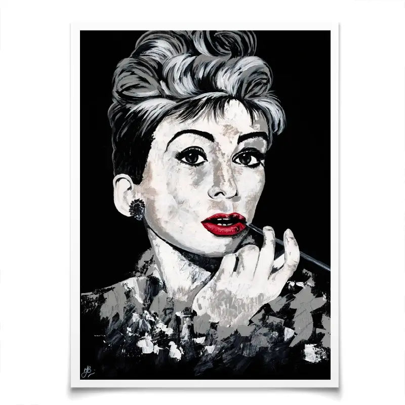 Simply Audrey Art Print