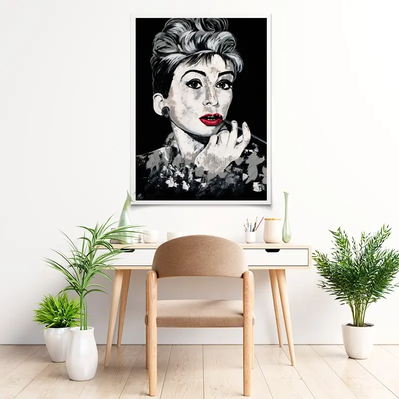 Simply Audrey Art Print