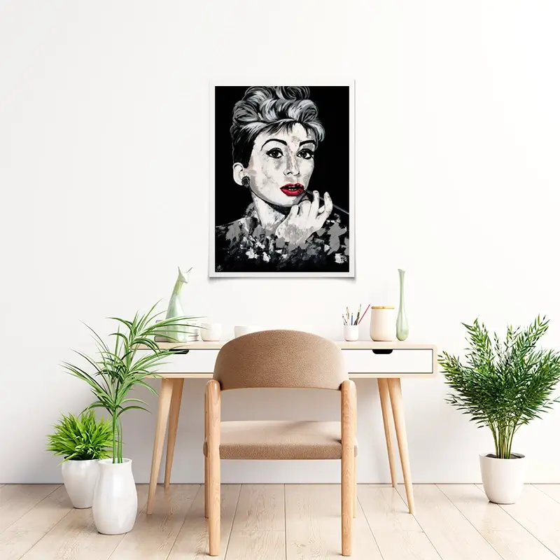 Simply Audrey Art Print