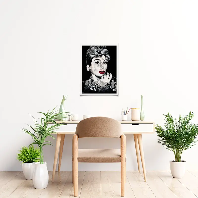 Simply Audrey Art Print