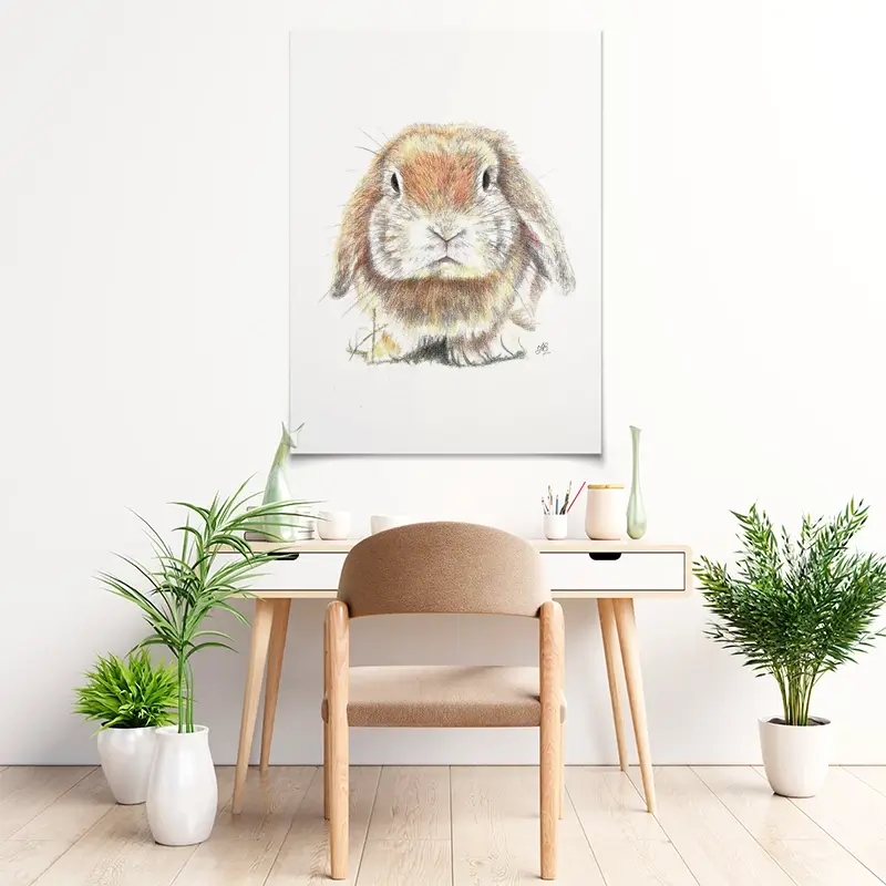 Bunny Illustration Art Print