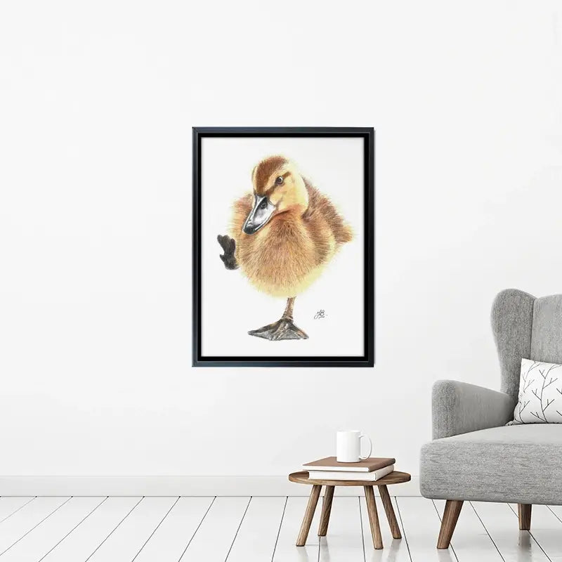 Duck Illustration Canvas Print