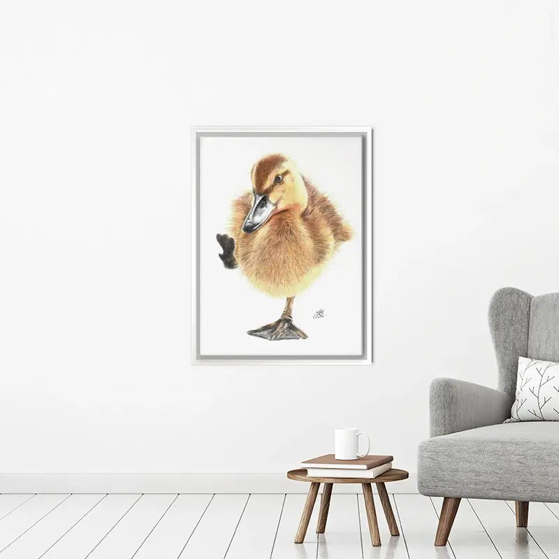 Duck Illustration Canvas Print