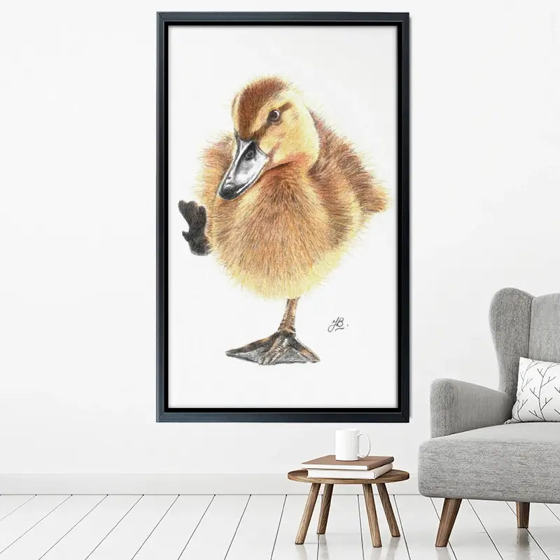 Duck Illustration Canvas Print