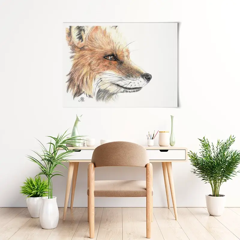 Fox Illustration Art Print