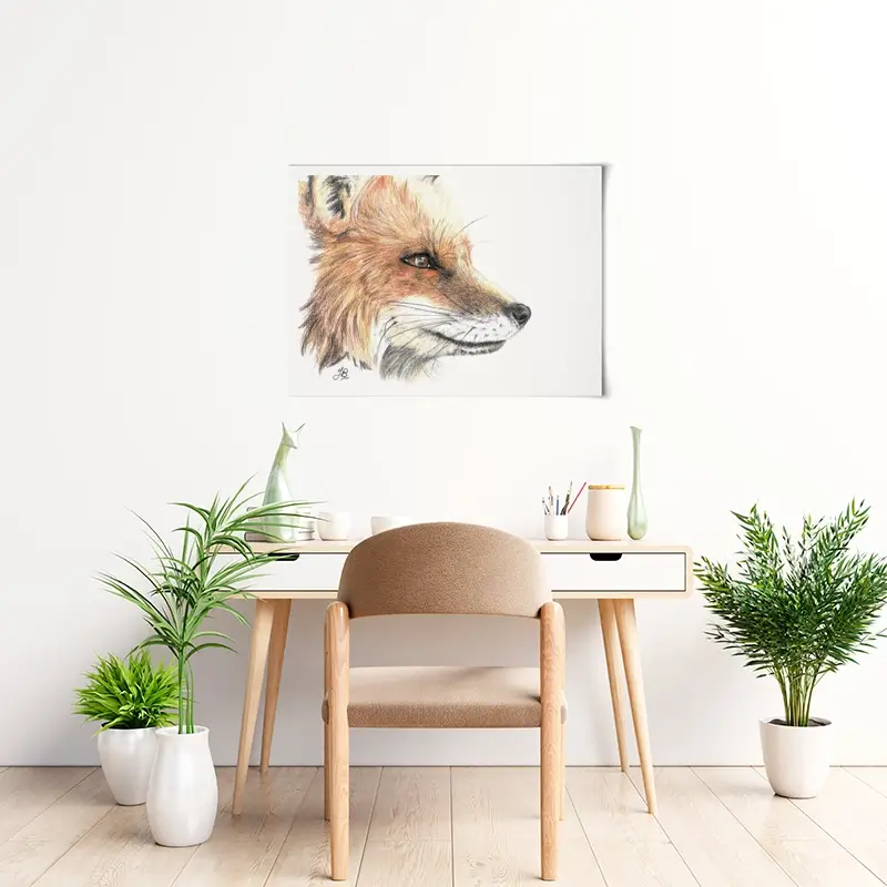 Fox Illustration Art Print