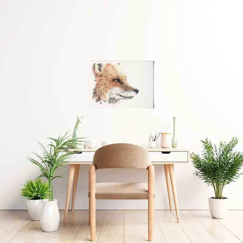 Fox Illustration Art Print