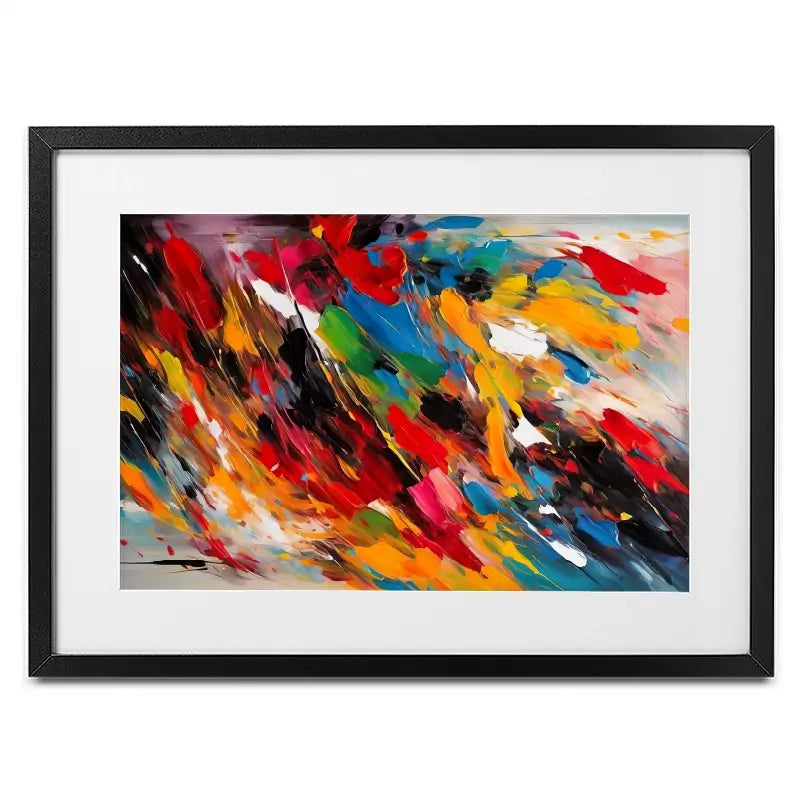 Colour Blast Framed Art Print