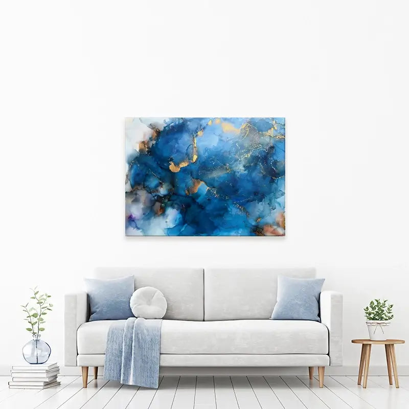 It's All Blue Canvas Print