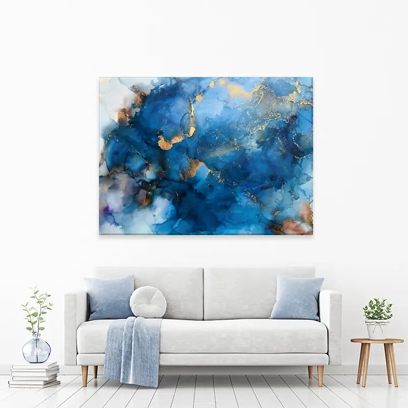 It's All Blue Canvas Print