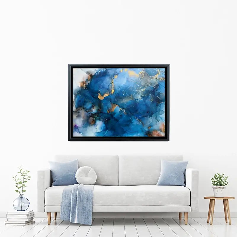 It's All Blue Canvas Print