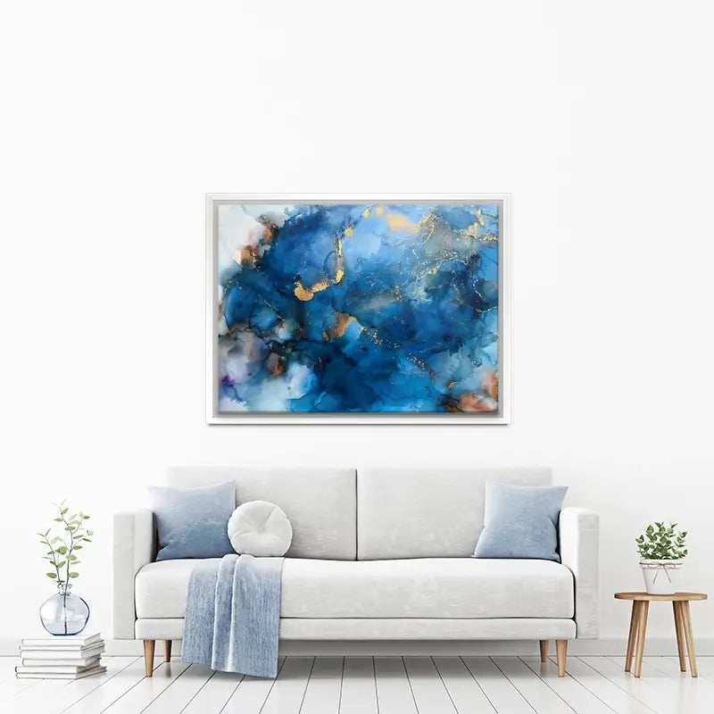 It's All Blue Canvas Print