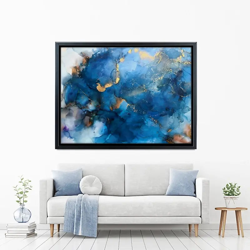 It's All Blue Canvas Print