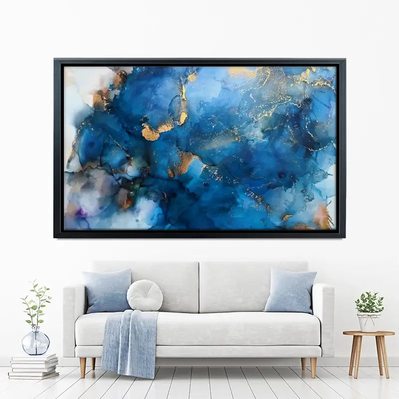 It's All Blue Canvas Print