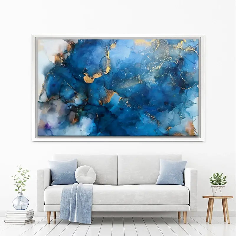 It's All Blue Canvas Print